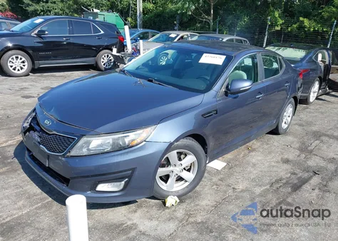 2015 Kia Optima Lx из США, поврежденный, VIN 5XXGM4A78FG393128